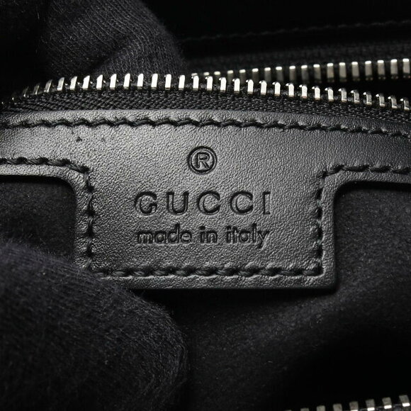 Gucci GG handbag black leather - Picture 4 of 9